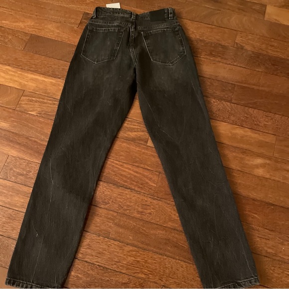 NWT Anine Bing Charcoal Stonewash Denim Jeans (size 23) Cotton - Picture 8 of 8